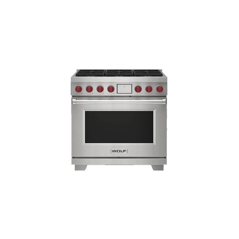 Wolf ICBDF36650SP ICBDF36650G/S/P Dual Fuel Range Cooker - 6 Burner