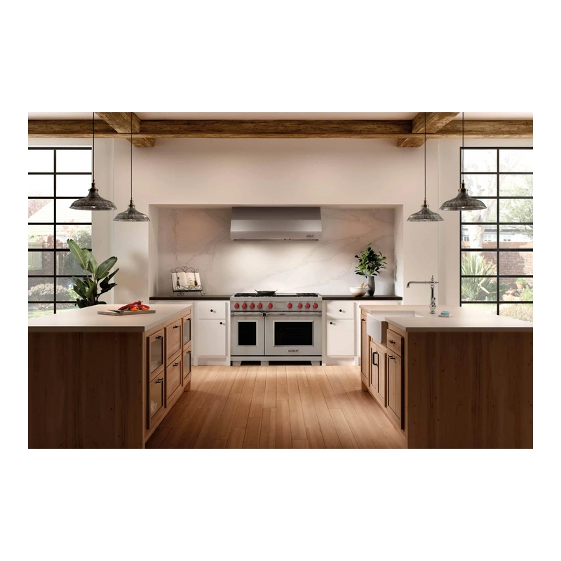 Wolf ICBDF48650GSP Dual Fuel Range Cooker - 6 Burner & Griddle