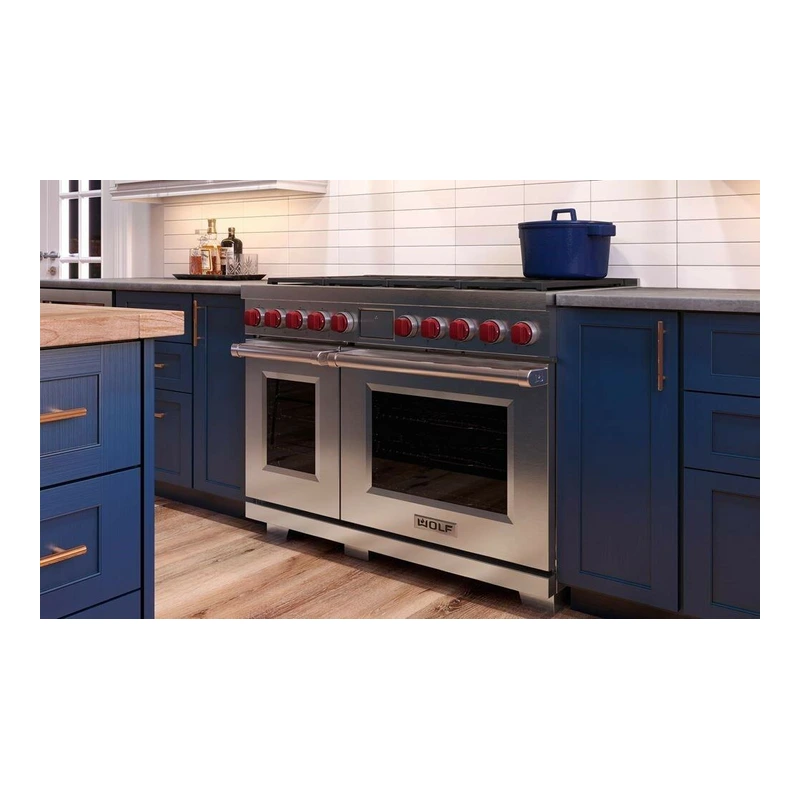Wolf ICBDF48850SPLP Dual Fuel Range Cooker - 8 Burner