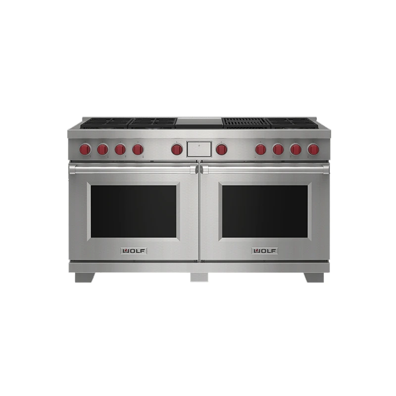 Wolf ICBDF60650CGSPLP Dual Fuel Range Cooker - 6 Burner, Chargrill & Griddle
