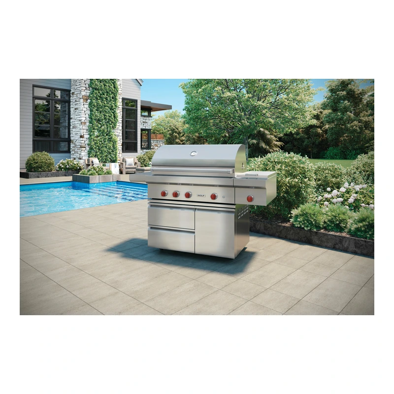 Wolf ICBSB13 Outdoor Gas Side Burner for Cart